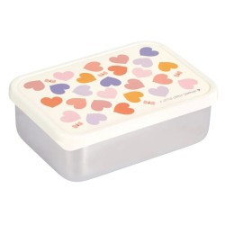 Znünibox Edelstahl Herzen