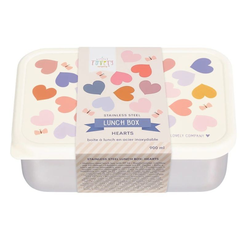 Znünibox Edelstahl Herzen