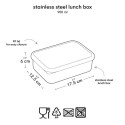 Znünibox Edelstahl Herzen