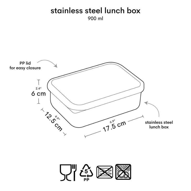 Znünibox Edelstahl Herzen