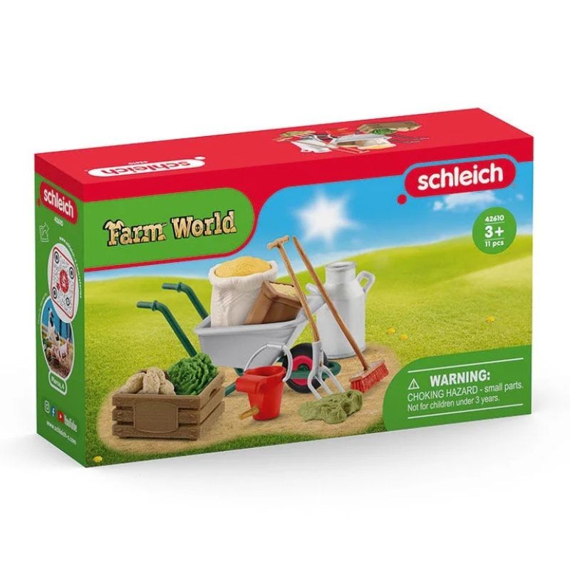Schleich Bauernhof Stallpflege Zubehör