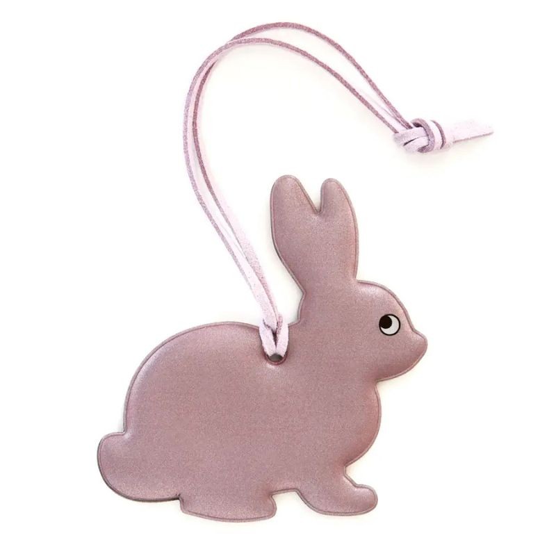 Reflektor Anhänger Hase pink