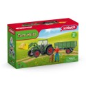 Schleich Traktor mit Anhänger