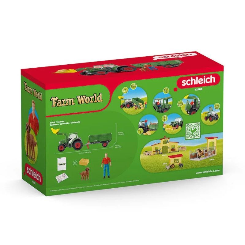 Schleich Traktor mit Anhänger