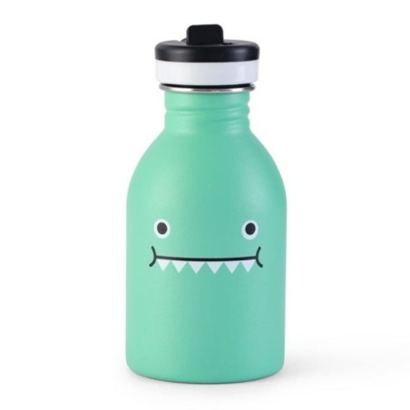 Trinkflasche Edelstahl Ricedino grün