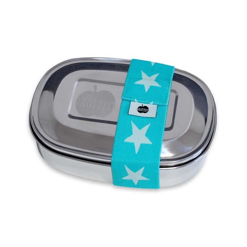 Lunchbox Edelstahl Magic Sterne türkis