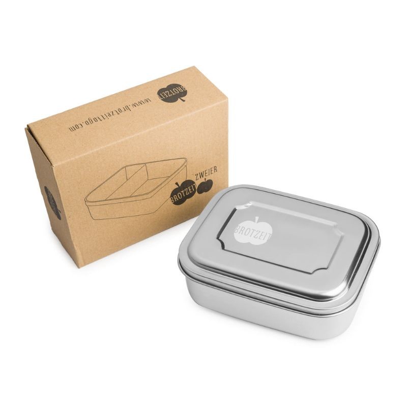 Lunchbox Edelstahl Zweier blau