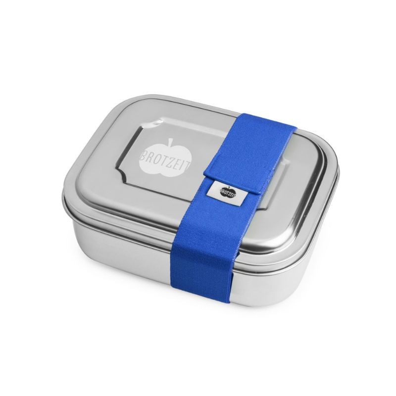 Lunchbox Edelstahl Zweier blau