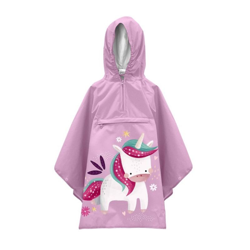 Regenponcho Einhorn Sparkly für Kinder