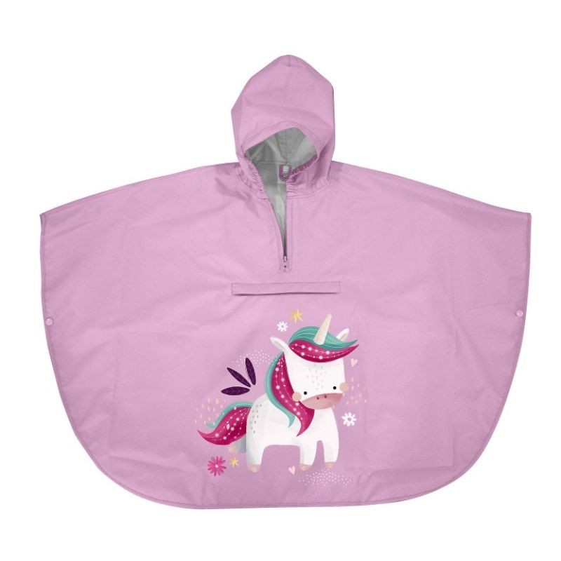 Regenponcho Einhorn Sparkly für Kinder