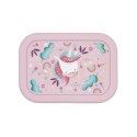 Lunchbox aus Silikon Einhorn Sparkly