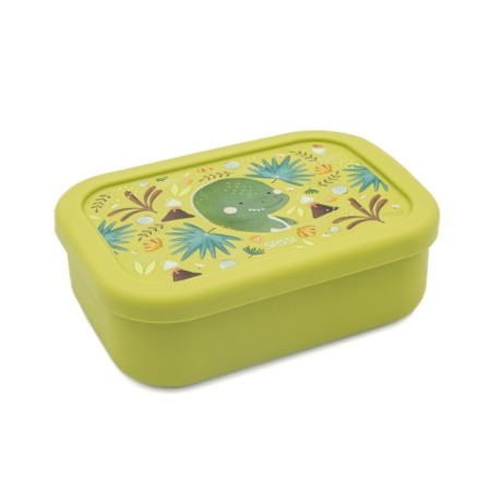 Lunchbox aus Silikon Dinosaurier Cracky