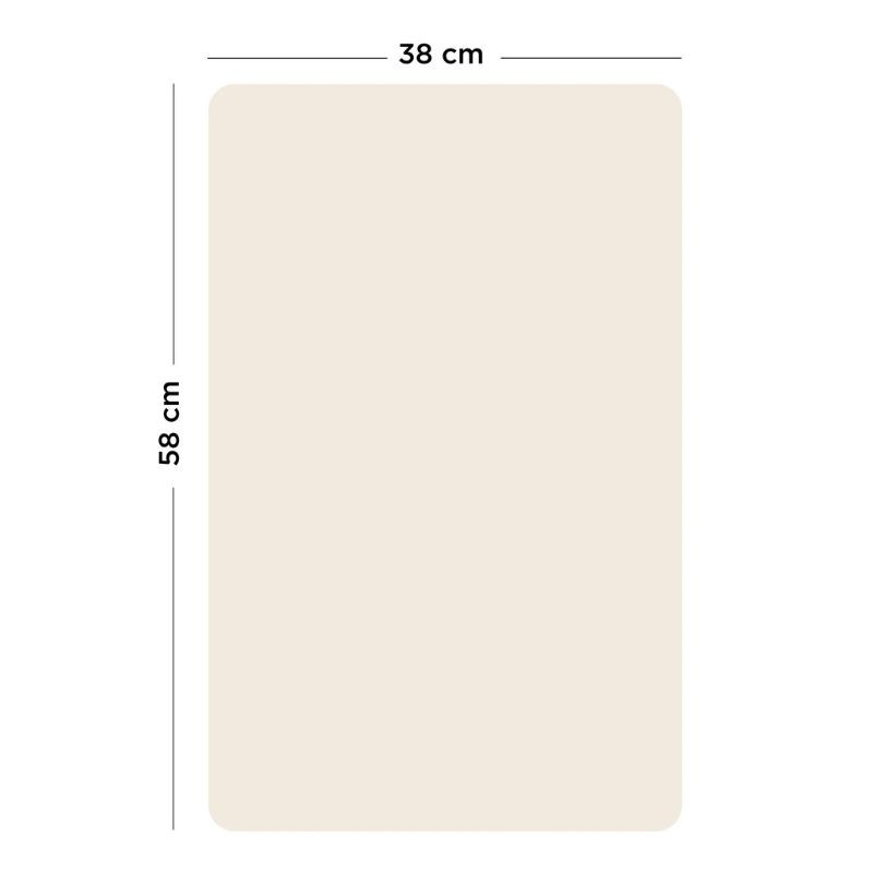 Magnettafel Rechteck leinenbeige klein
