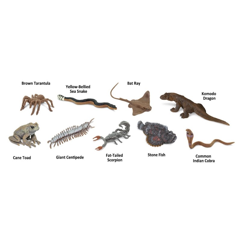 Giftige Kreaturen Spielfiguren Set
