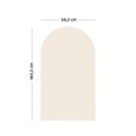 Magnettafel Bogen leinenbeige mit Magneten