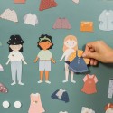 Magnetspiel Mädchen Puppe zum Anziehen