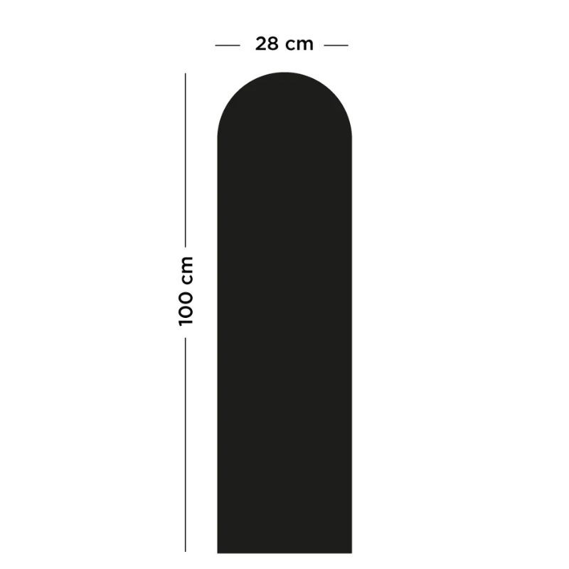 Magnettafel Bogen klein schmal