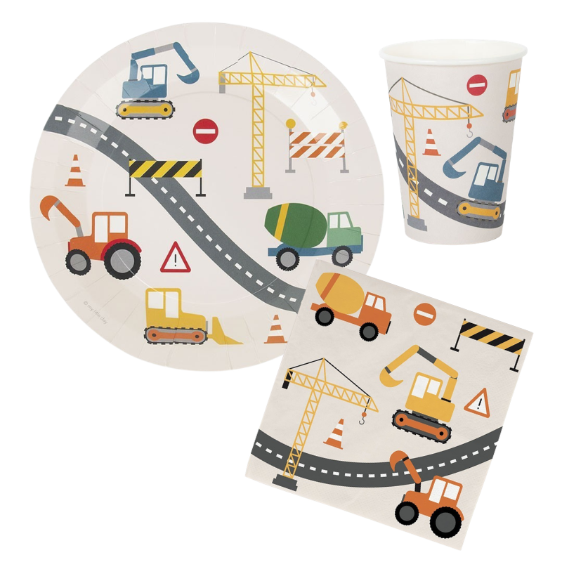 Kindergeburtstag Deko Baustelle