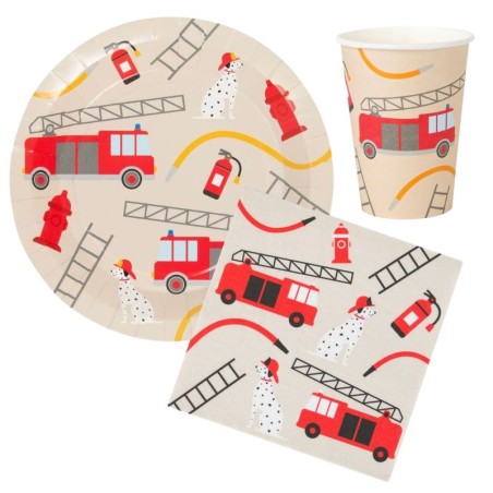 Kindergeburtstag Deko Feuerwehr