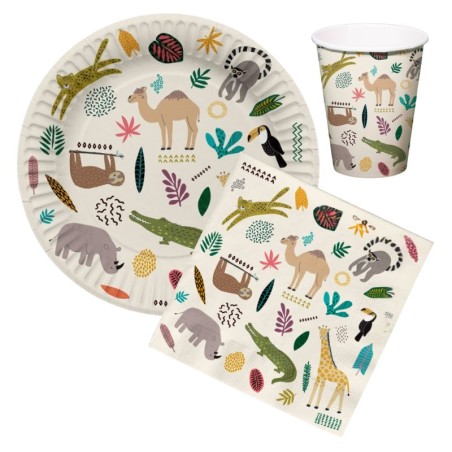 Kindergeburtstag Deko Wilde Tiere