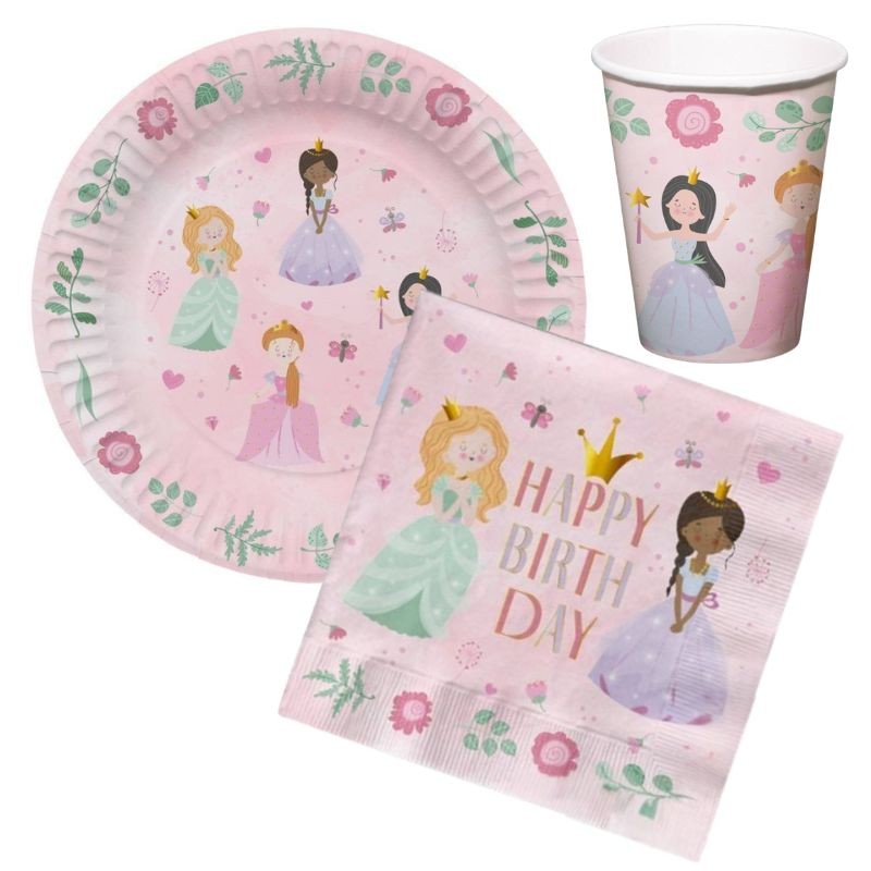 Kindergeburtstag Deko Set Prinzessin