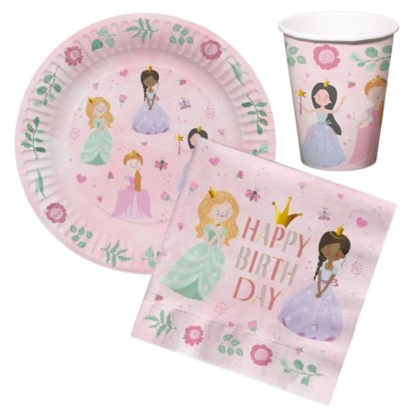 Kindergeburtstag Deko Set Prinzessin