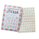 Spülmaschinenfeste Sticker Buchstaben