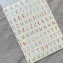 Spülmaschinenfeste Sticker Buchstaben