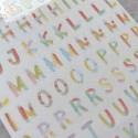 Spülmaschinenfeste Sticker Buchstaben