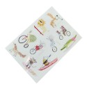 Spülmaschinenfeste Sticker Coole Tiere