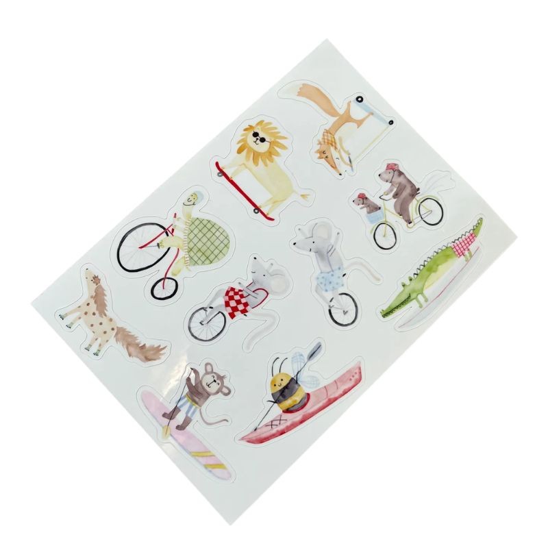 Spülmaschinenfeste Sticker Coole Tiere