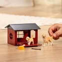 Schleich Tier Hundehütte mit Goldenretrievern
