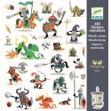Djeco Sticker Metallic Ritter