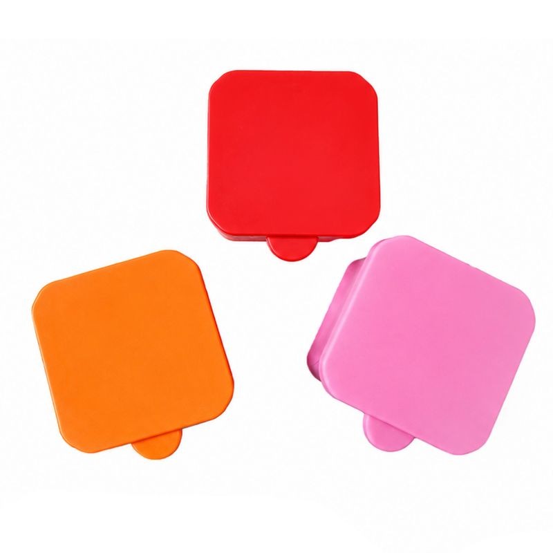 Silikonformen mit Deckel Pick & Dip Pots bunt