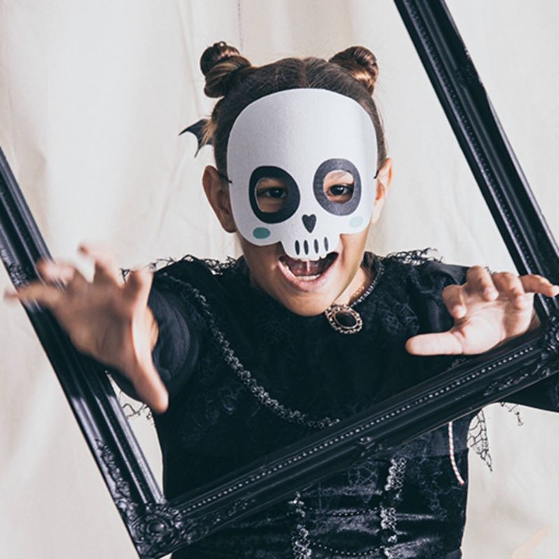Maske Halloween Skelett