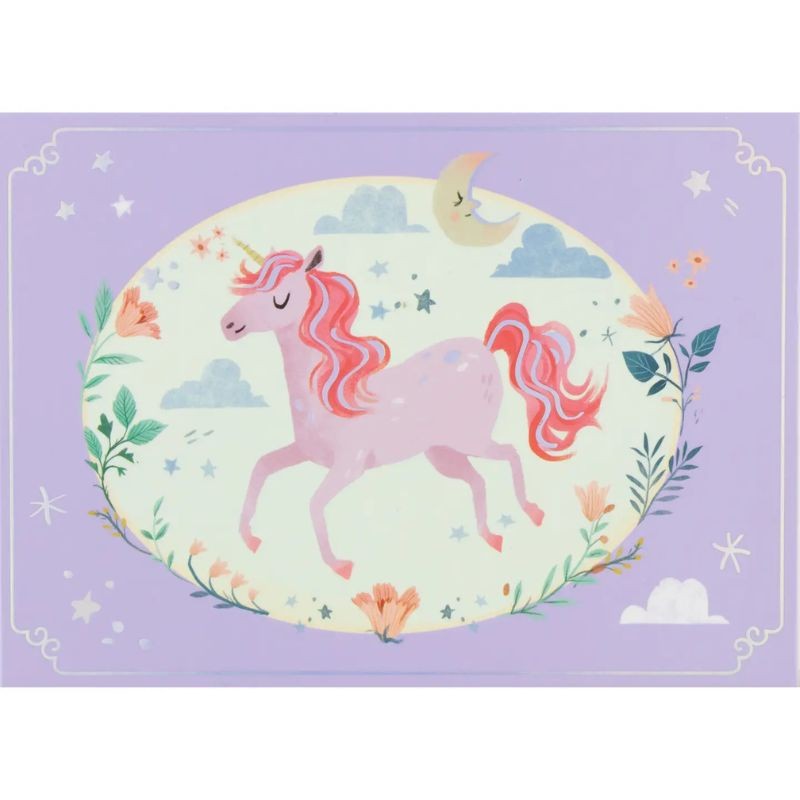 Schmuckbox Einhorn mit Spieluhr lila