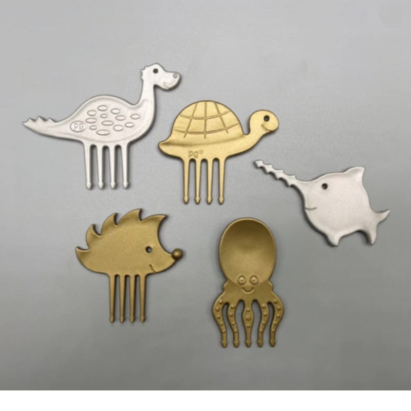 Pieksi und Griffel Snack Piekser Metall Glow