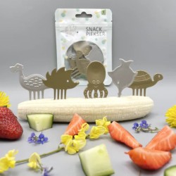 Pieksi und Griffel Snack Piekser Metall Glow