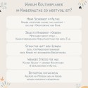 Routineplaner Set Mutmachbande