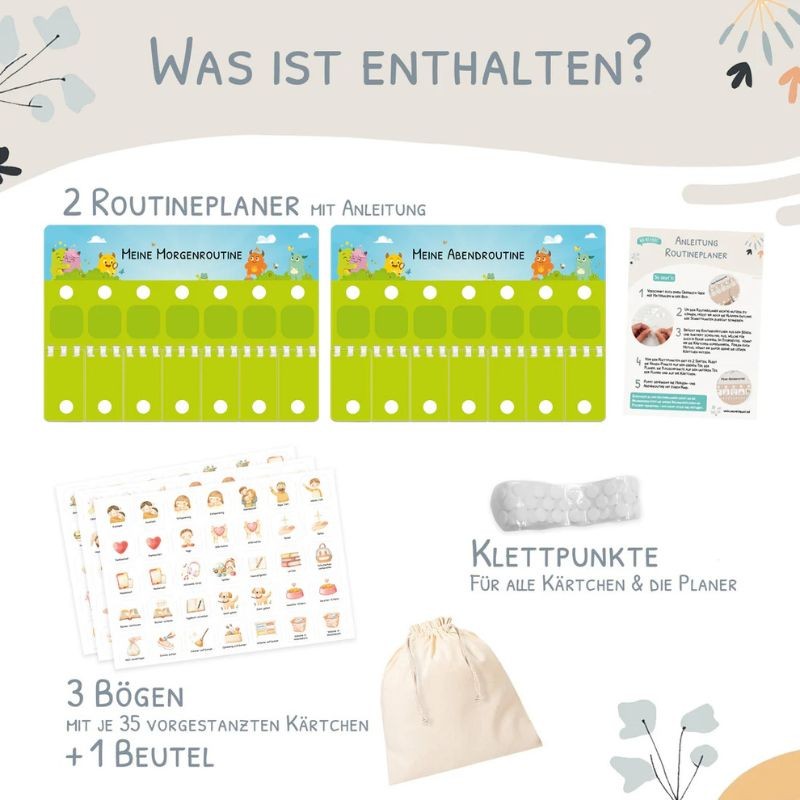 Routineplaner Set Mutmachbande