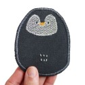 Bügelbild Aufnäher Patch Pinguin