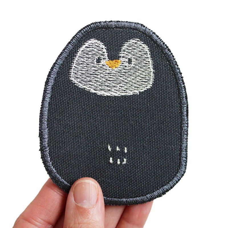 Bügelbild Aufnäher Patch Pinguin