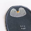 Bügelbild Aufnäher Patch Pinguin