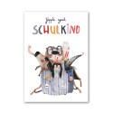 Postkarte jippie yeah Schulkind