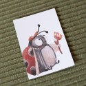 Postkarte Marienkäfer