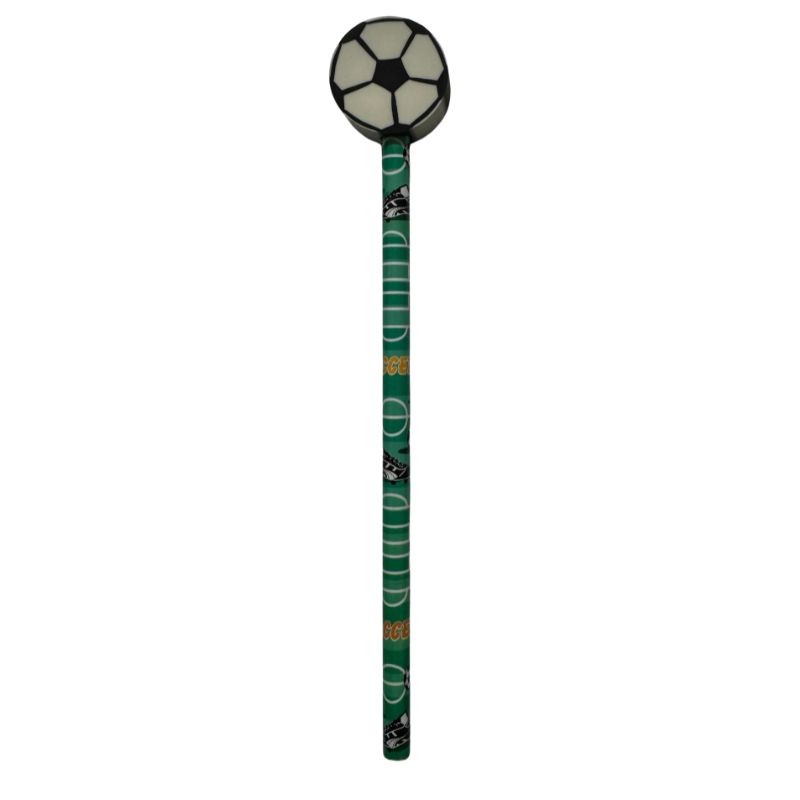 Bleistift Fussball mit Radiergummi