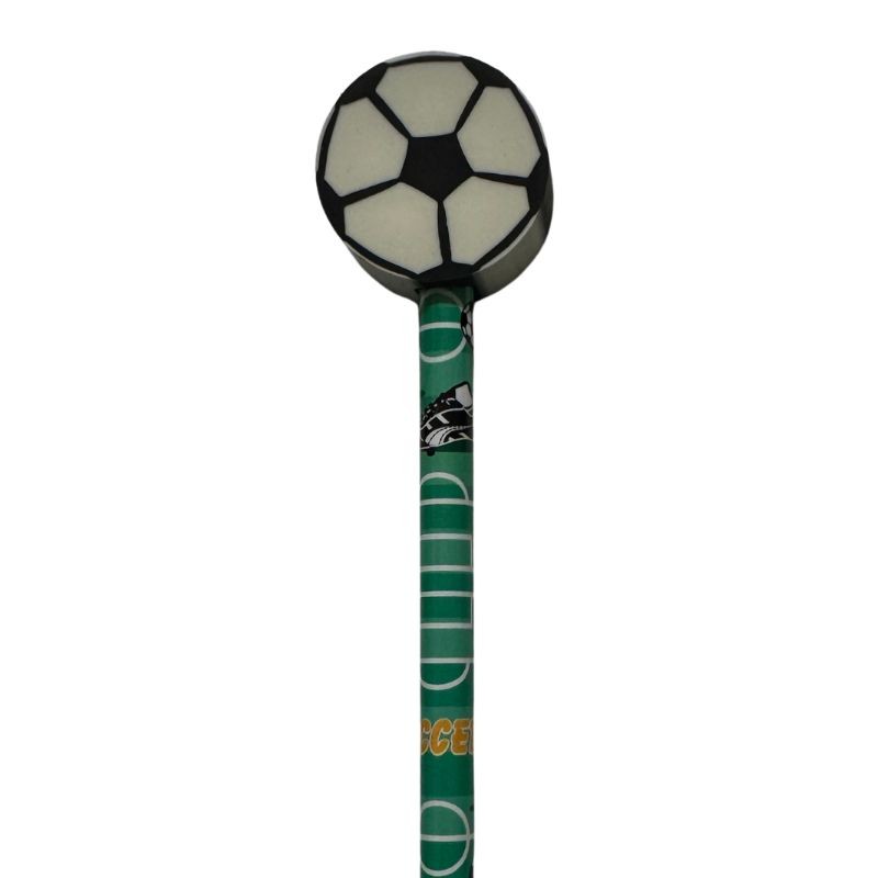 Bleistift Fussball mit Radiergummi
