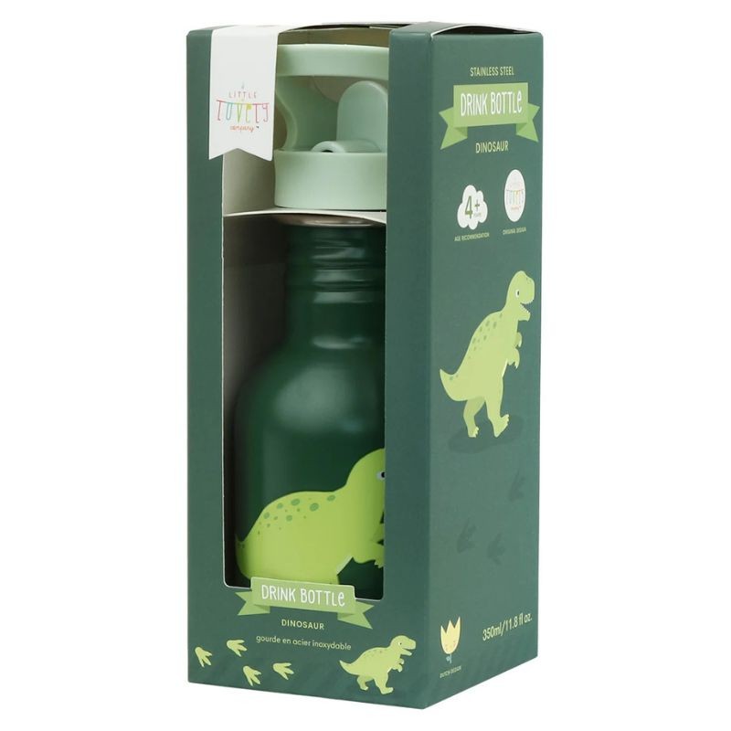 Trinkflasche Edelstahl Dinosaurier