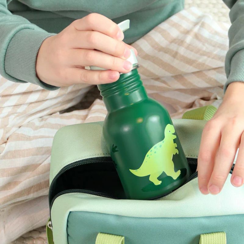 Trinkflasche Edelstahl Dinosaurier