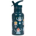 Trinkflasche Edelstahl Roboter